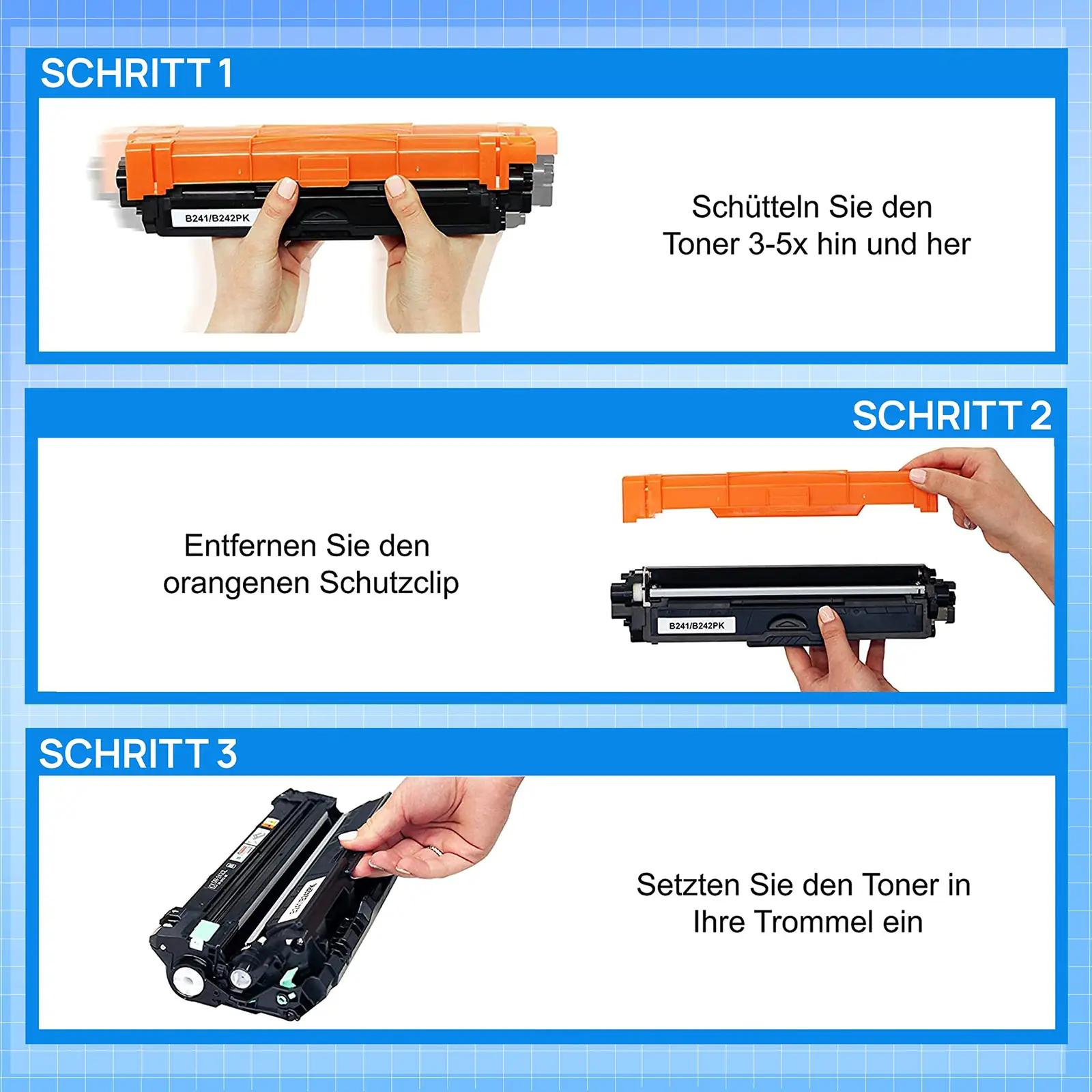 Bubprint kvaliteetne 5-komplekt toonereid — sobib Brotheri – pilt 11