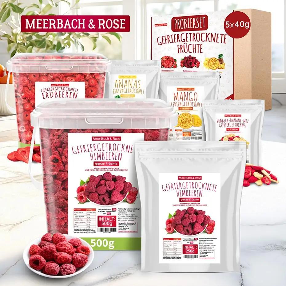 MeerBach & Rose küpsetatud maasikad 500g — looduslik maius – pilt 8