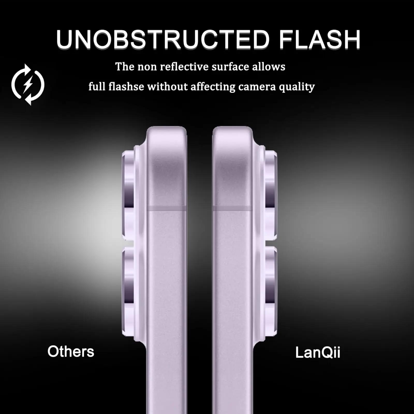 LanQii metallist kaamerakaitse iPhone 17 — tugev ja stiilne – lisavaade