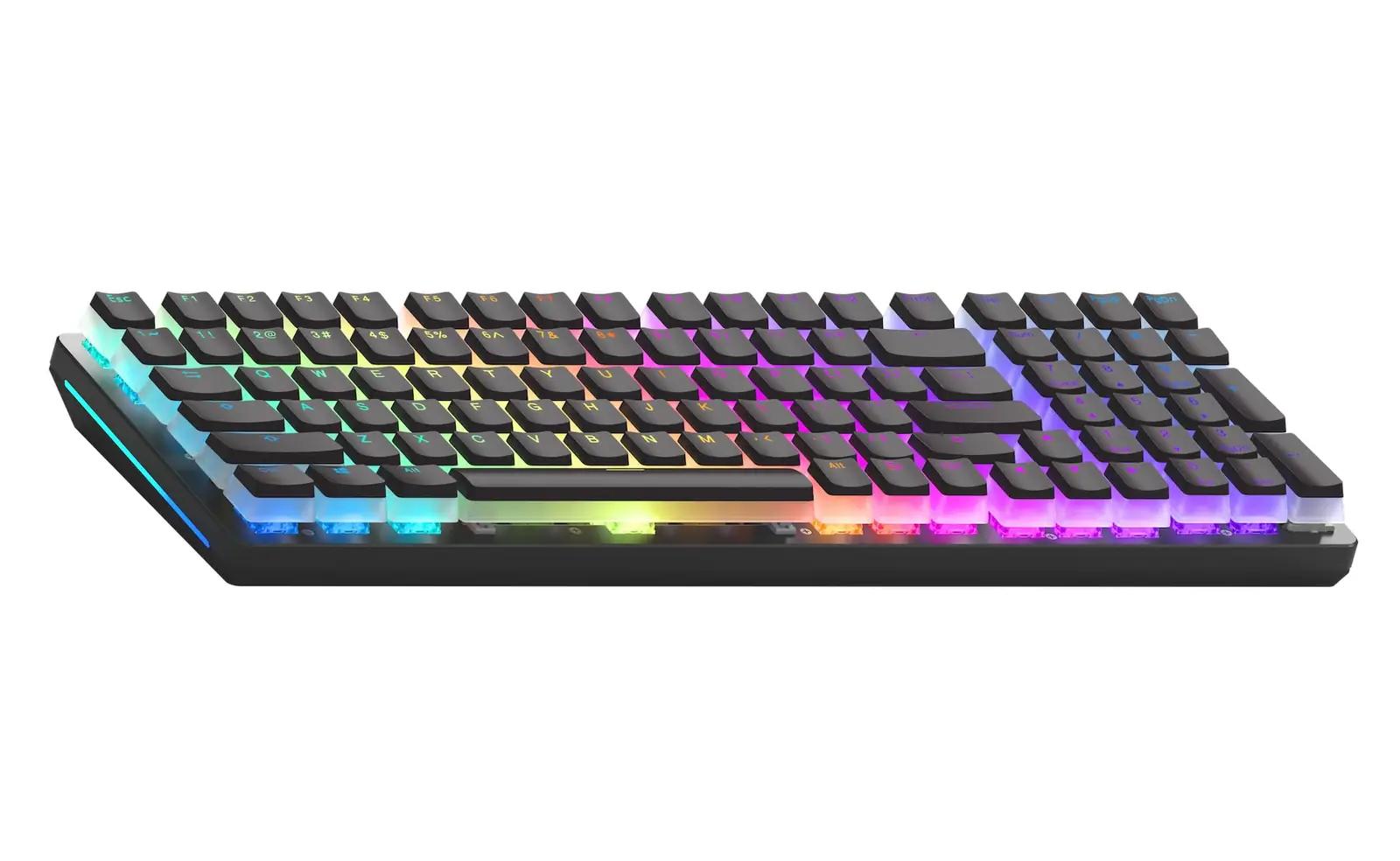Glorious PBT Aura keycaps — vastupidavad RGB pudding-korgid – pilt 8