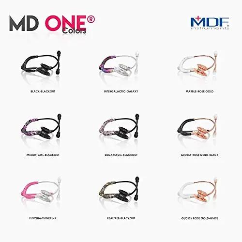 MDF Instruments roosakuldne roostevaba stetoskoop – pilt 11