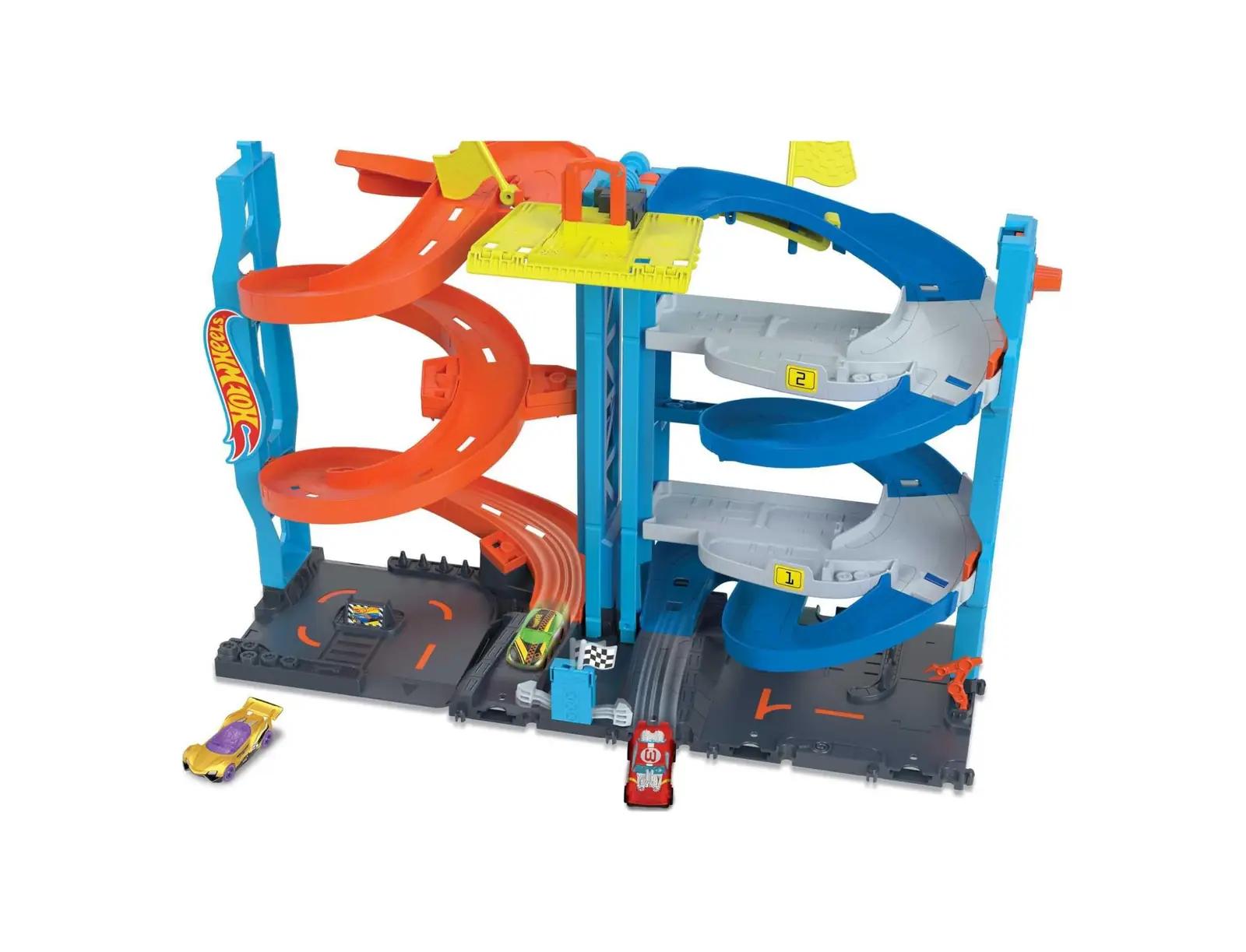 Hot Wheels kiirus torn – multifunktsionaalne linna rajakomplekt