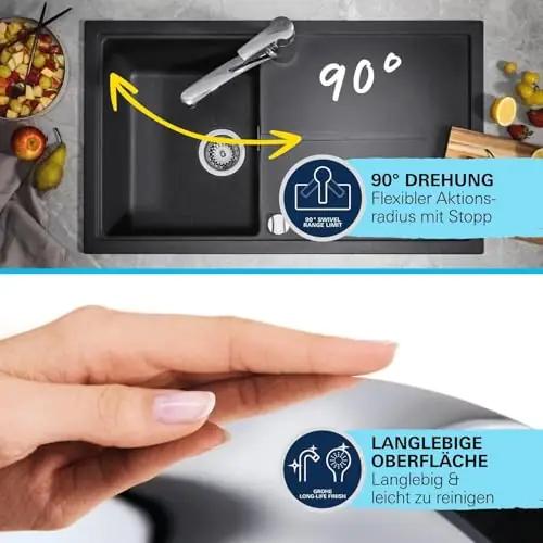 GROHE köögisegisti: eemaldatava dušiga, veesäästlik krom – pilt 8