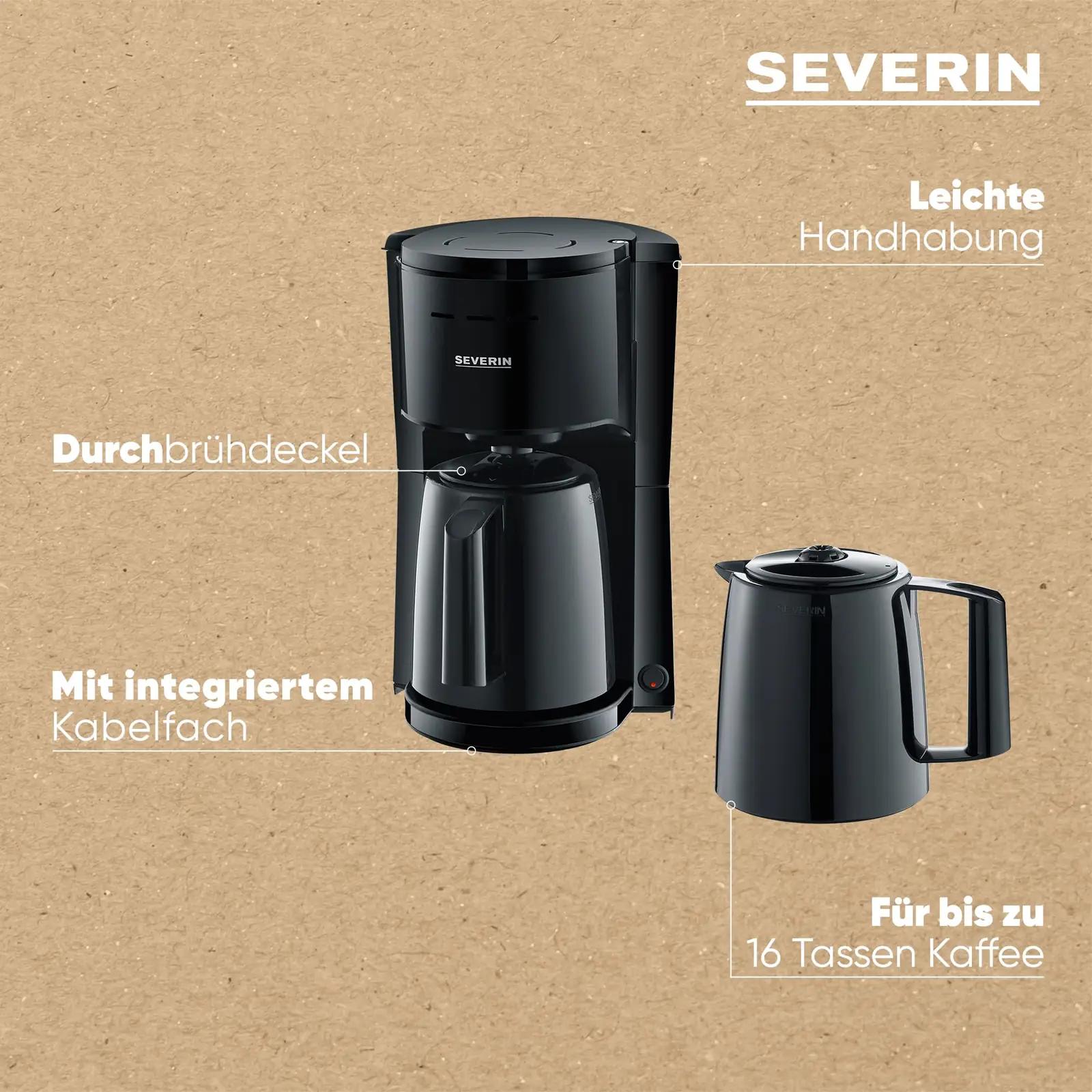 SEVERIN filterkohvimasin kahe isoteekannuga – lisavaade