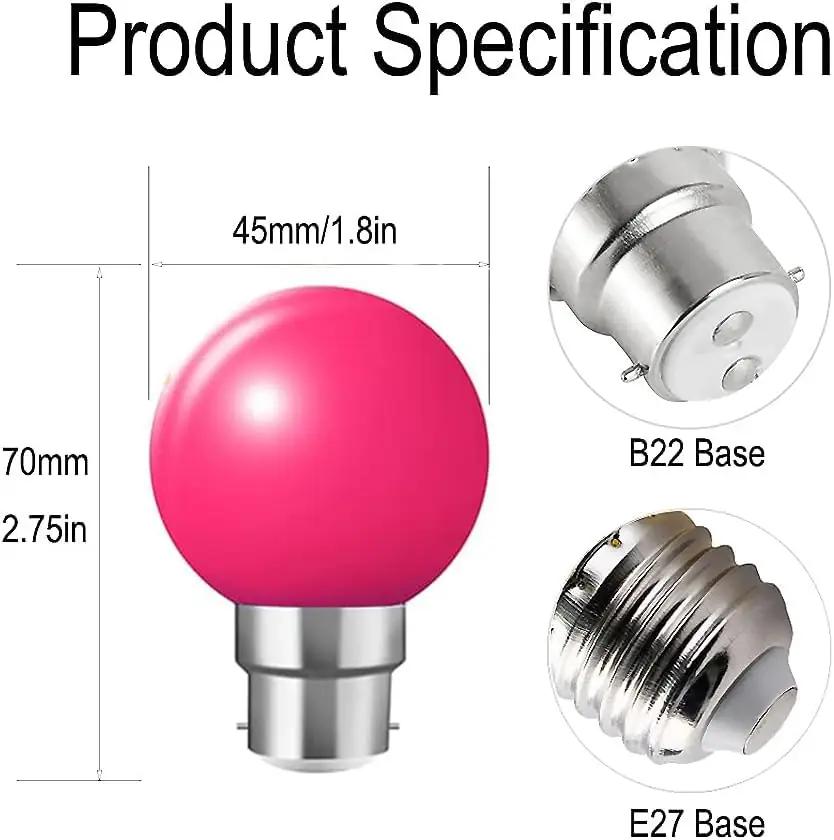 ZFQ roosad LED-tulekesed B22 komplekt – pehme meeleolu – kasutusnäide