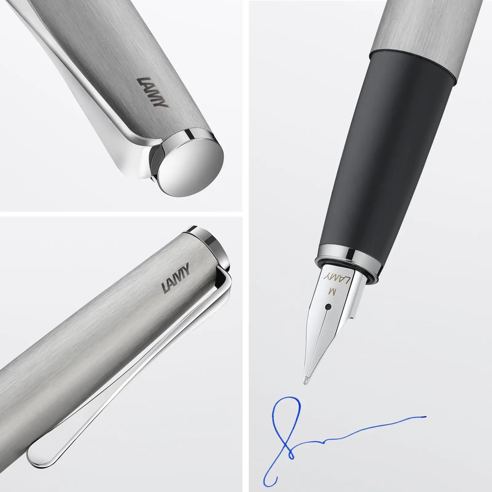 Lamy metallist pastapliiats — elegantne kirjutuskingitus sinine – detailne vaade
