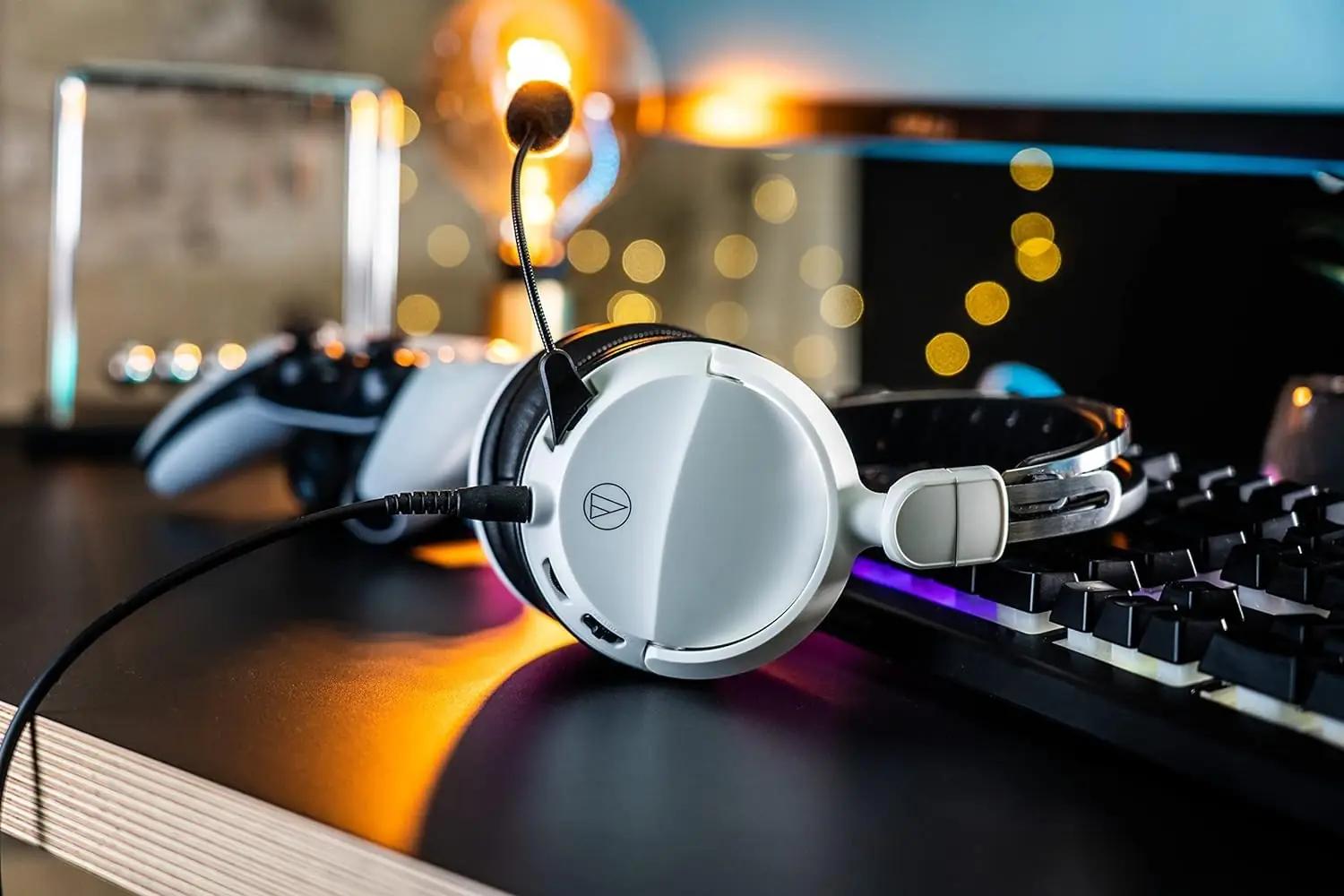 Audio-Technica ATH-GL3WH tarvikud – detailne lähivaade