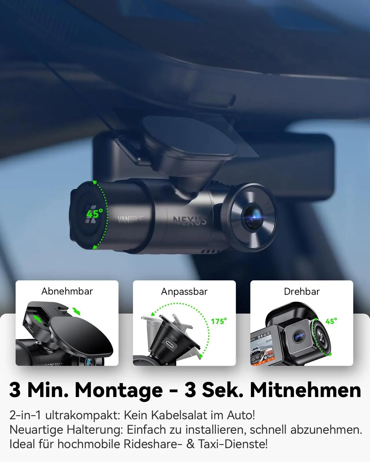 VANTRUE kvaliteetne auto salvesti — öövaade ja GPS-salvestus – pilt 9