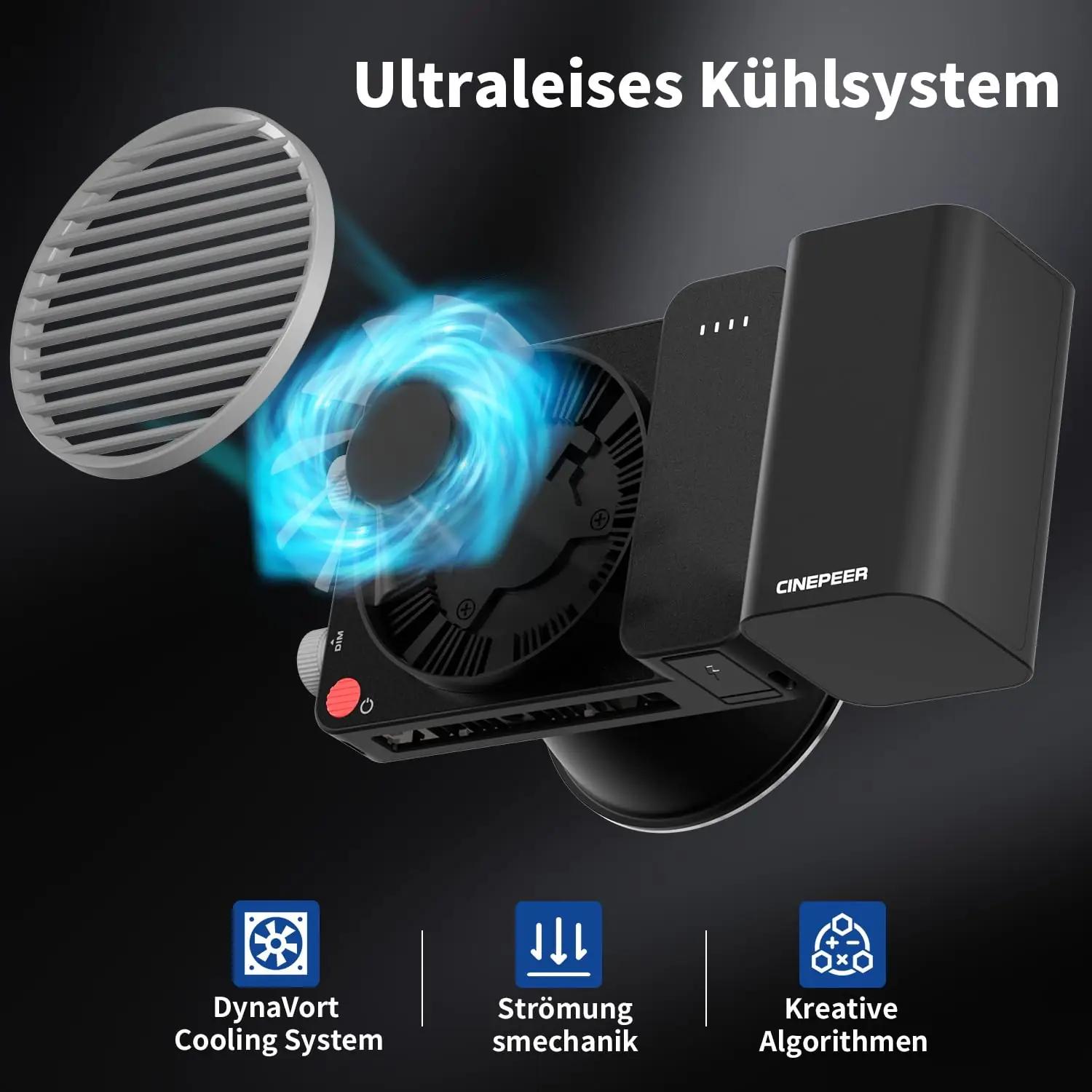 ZHIYUN kerge COB-videovalgus 100W – kaasaskantav ja akuvõimas – pilt 6
