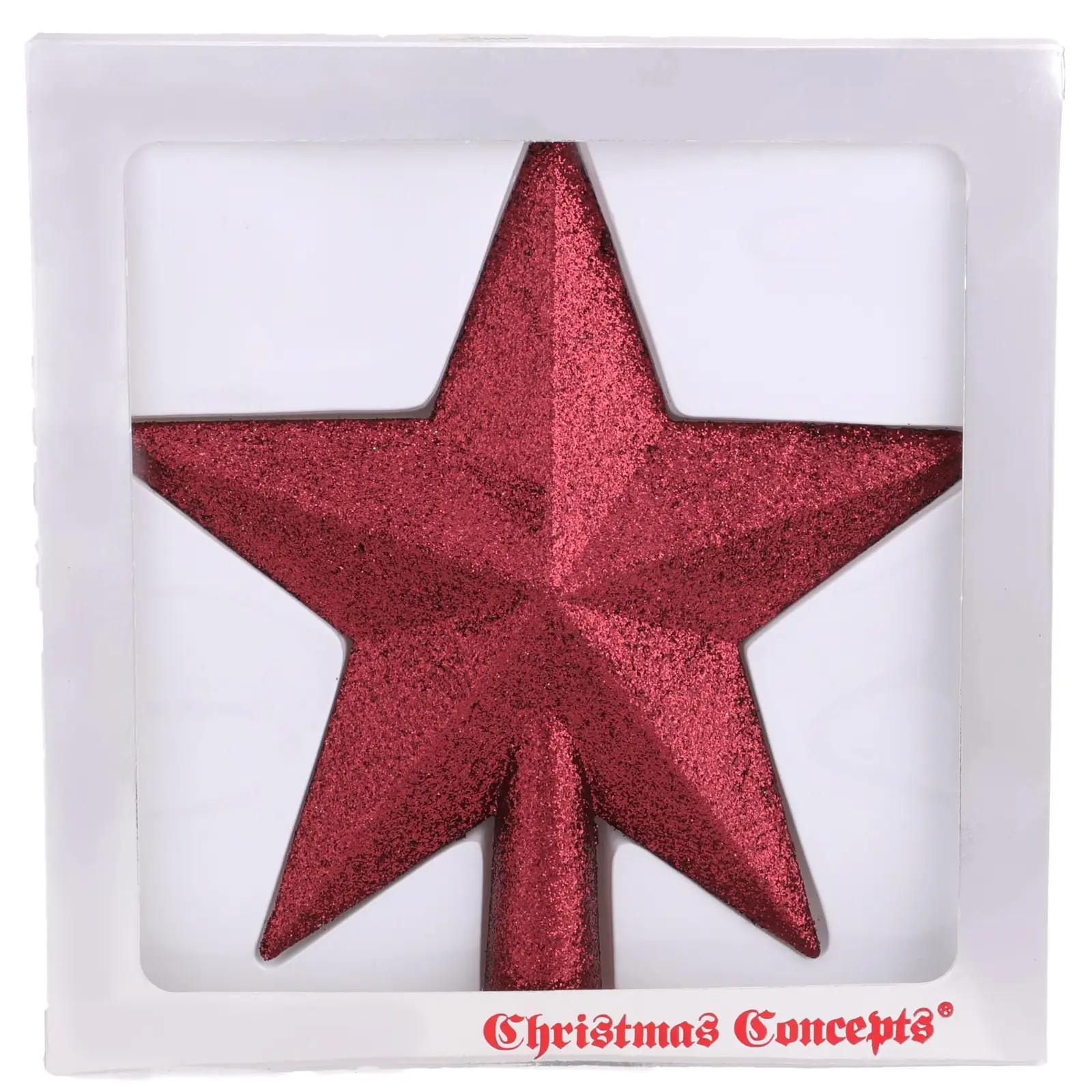 Christmas Concepts Rioja-punane kuuseotsak glitriga – lisavaade
