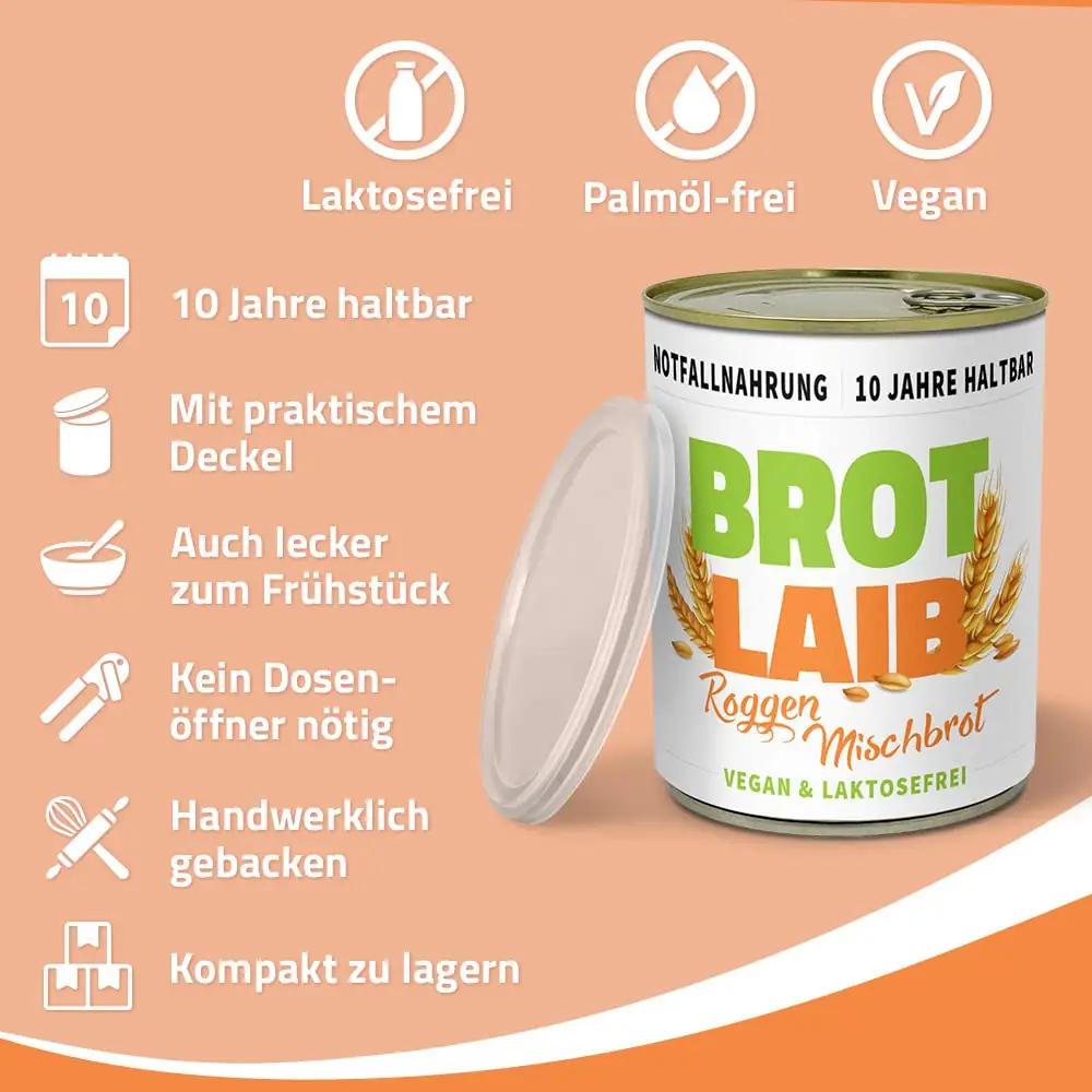 ration1.de vastupidav konservleib — rukkisegu, kampimisele sobiv – kasutusnäide