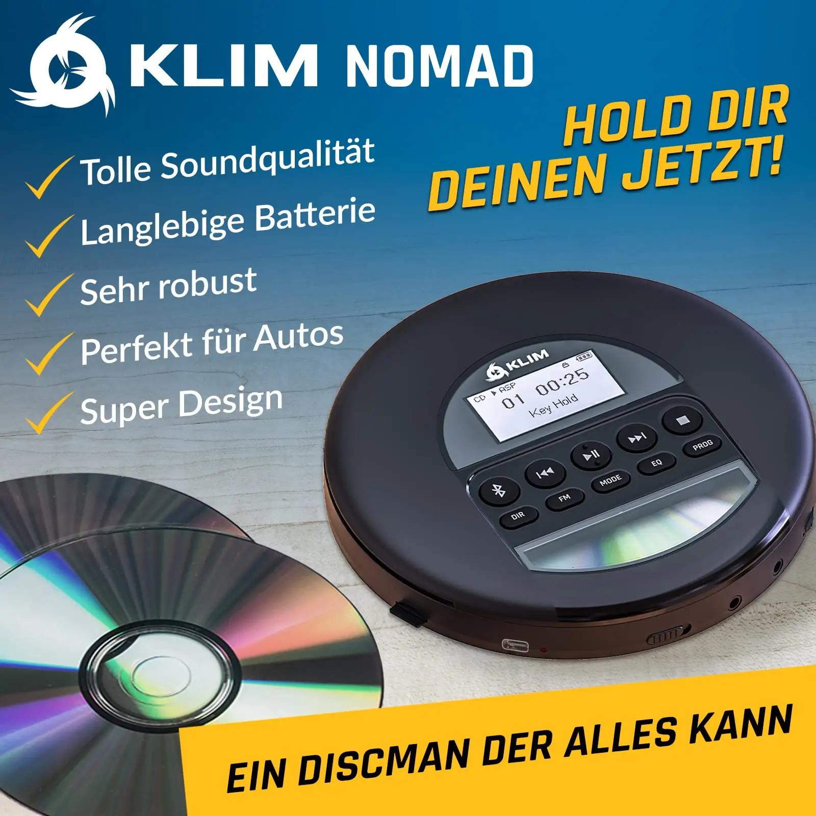 KLIM suur akuiga kaasaskantav CD-mängija — auto ja kodu – detailne vaade