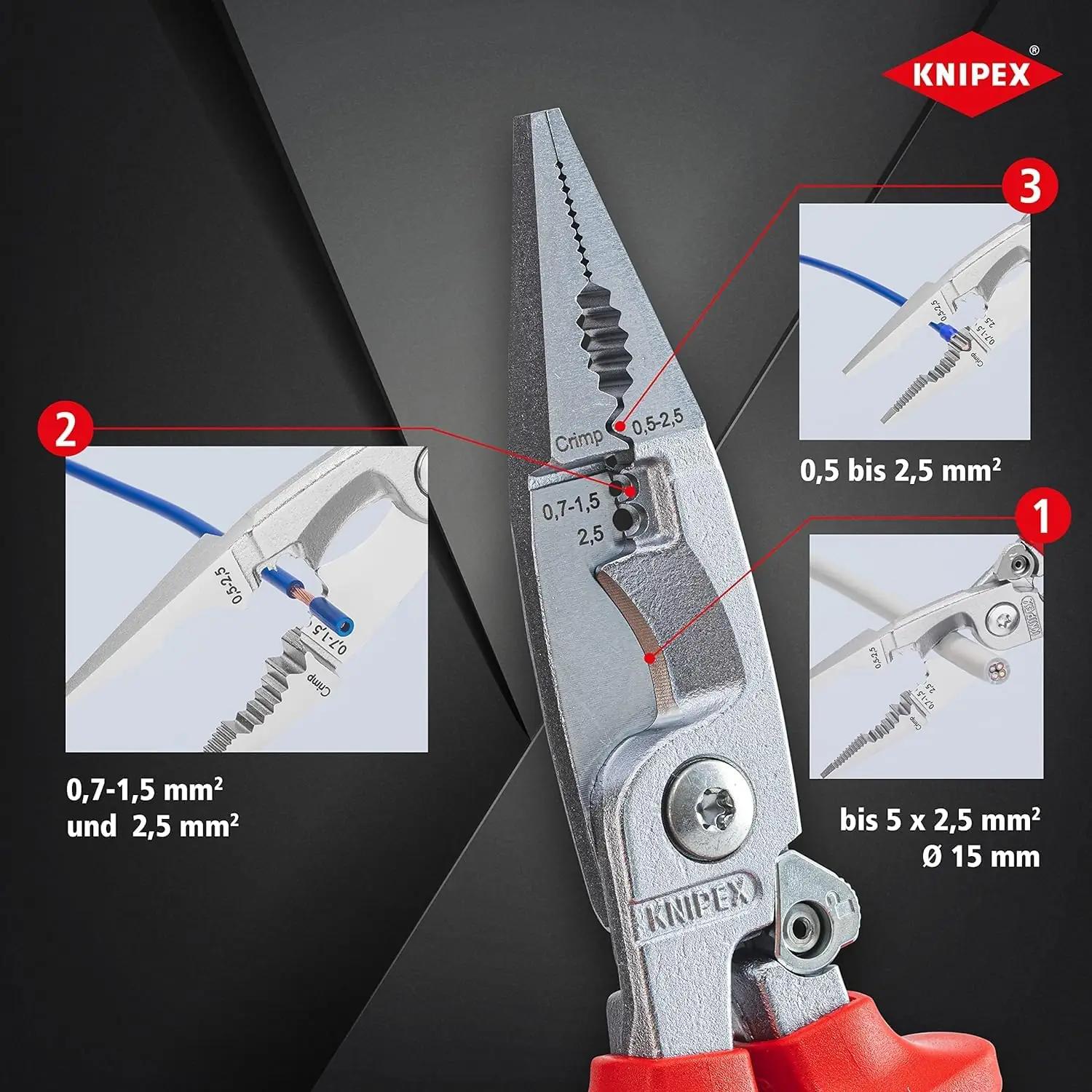 KNIPEX töökindel elektro-installatsioonipihik — – pakend ja tarvikud