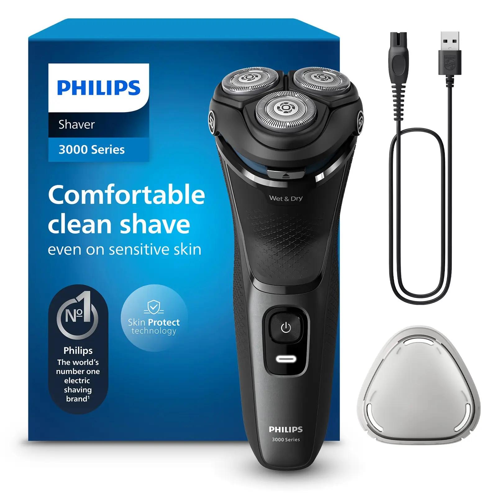 Philips kvaliteetne märg-kuiv habemenuga – nahakaitse S3145/00