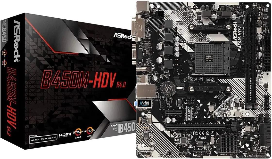 ASRock B450M-HDV R4.0 emaplaadid – toote esivaade