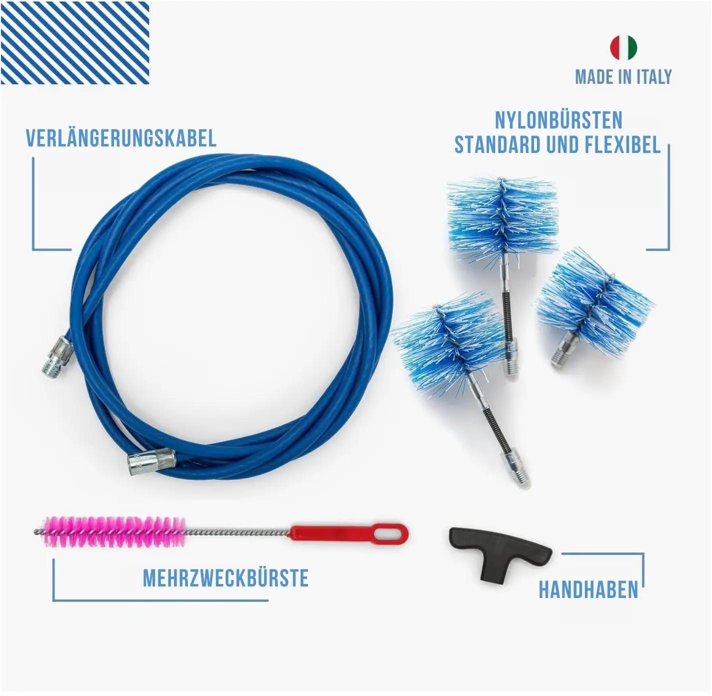 BARETTO puhasterästä pelletikütte koristaste komplekt 3 m – detailne vaade