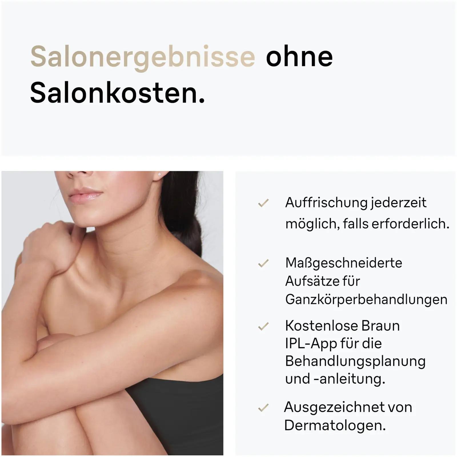 Braun IPL kodune karvade eemaldaja — valge-kuldne komplekt – pilt 6