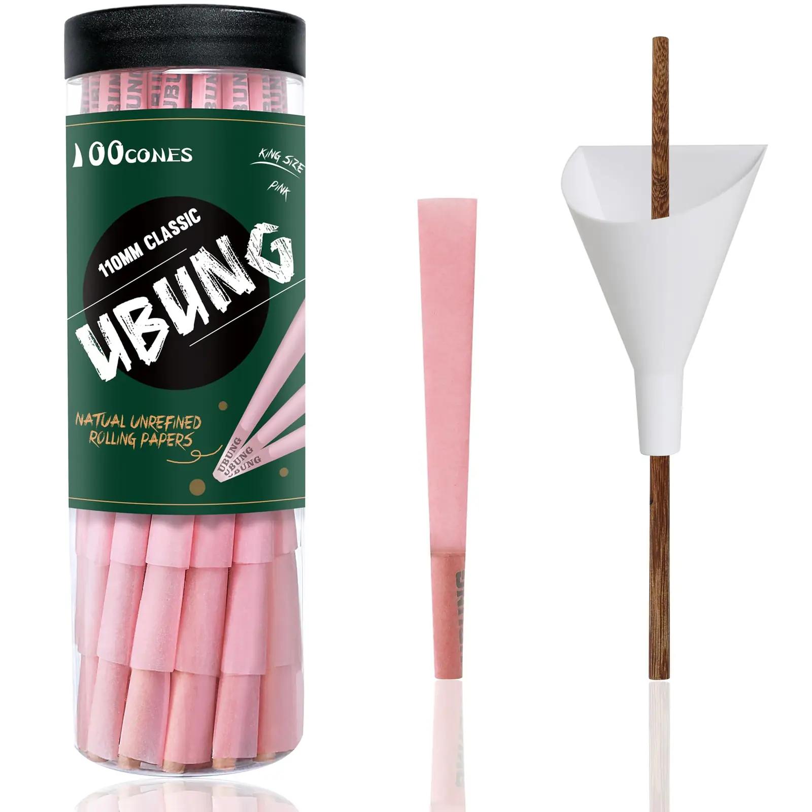 UBUNG roosa King Size paberist vorgerullitav kegel – 100 tk