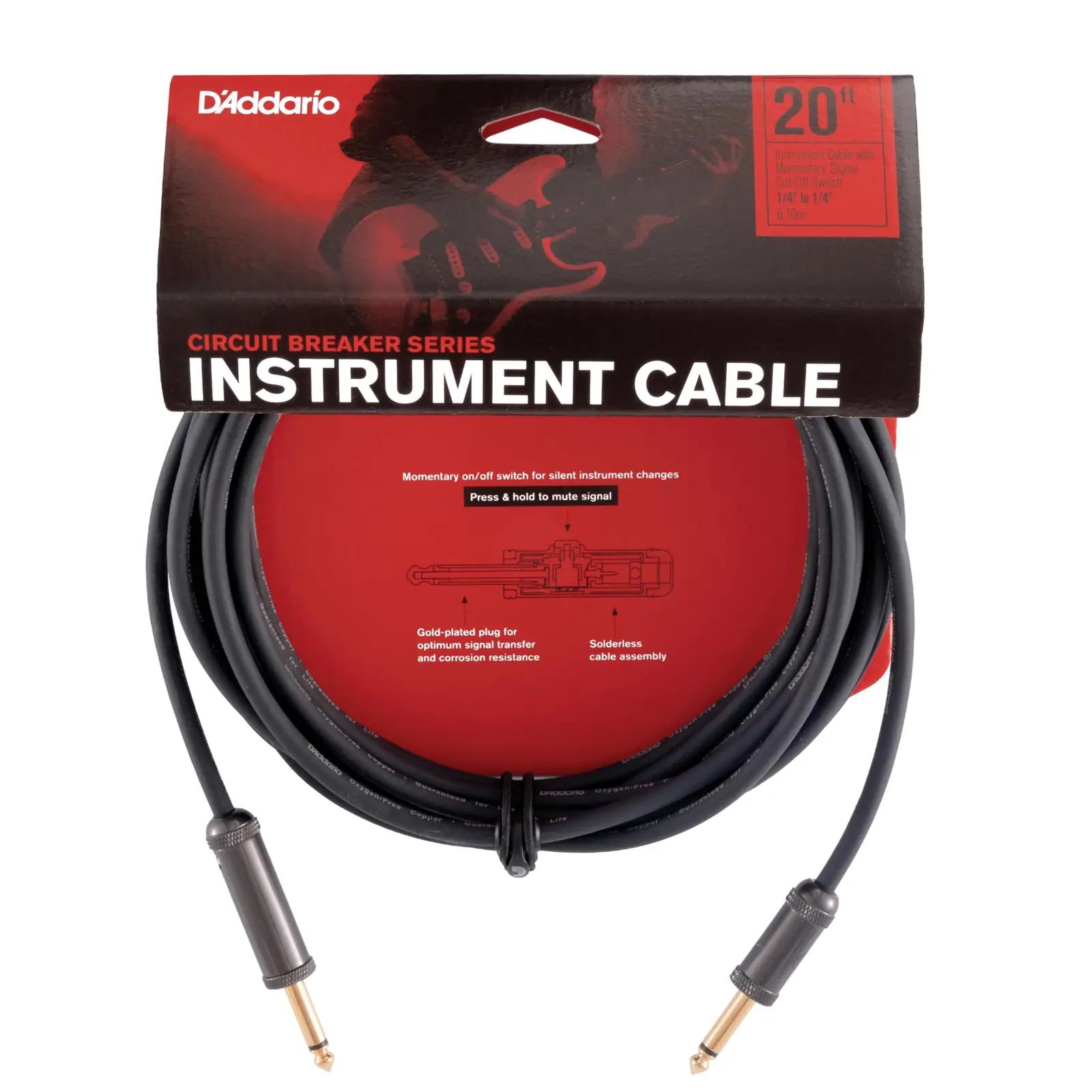 Planet Waves vastupidav instrumentikaabel 6,1 m — stiilne ja