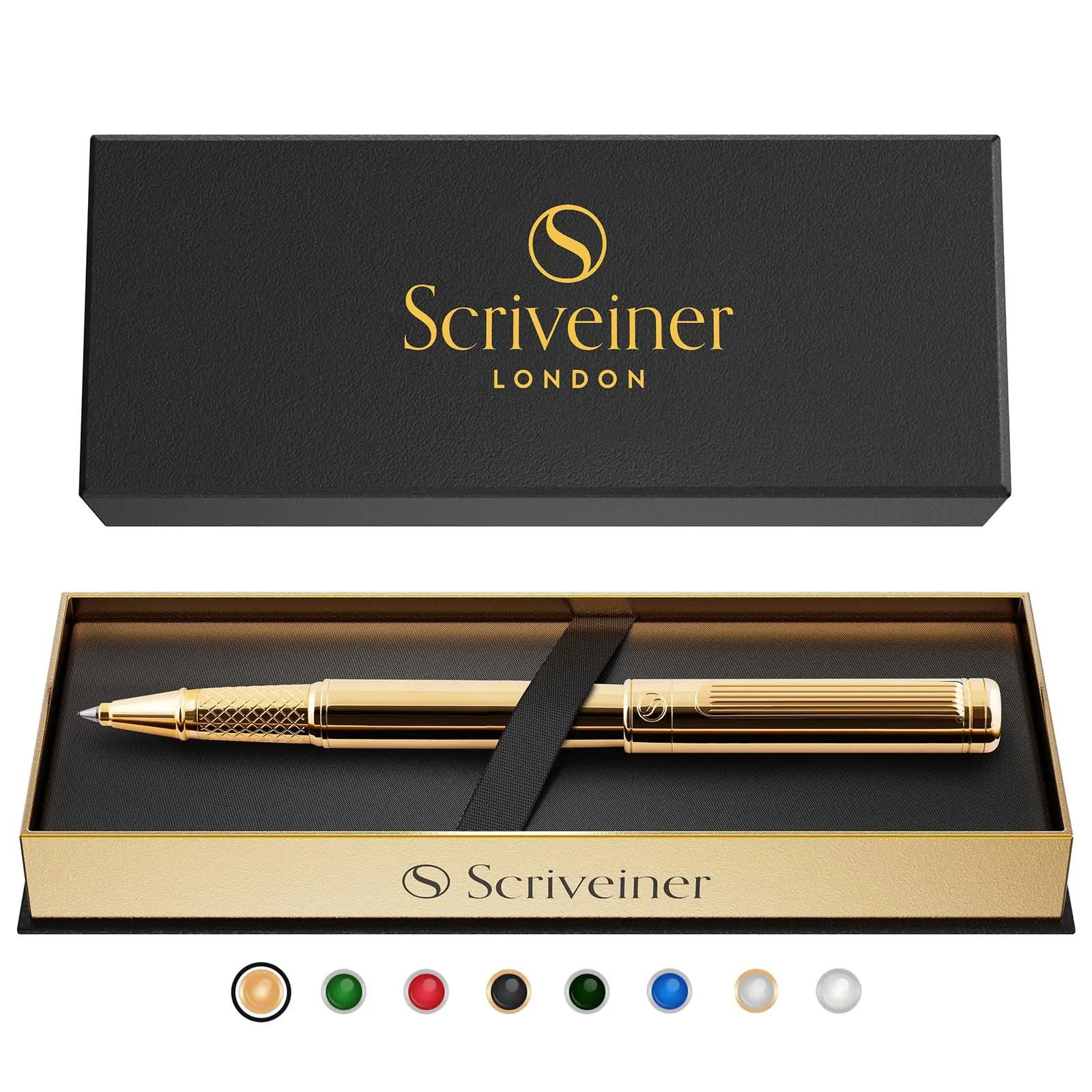 Scriveiner kuldne kirjutusvahend messingist — elegantne kingitus – pilt 8