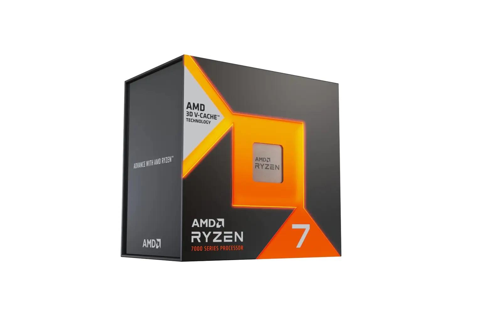 AMD protsessor Ryzen 7 7800X3D — suurepärane jõudlus mängimiseks – pakend ja tarvikud