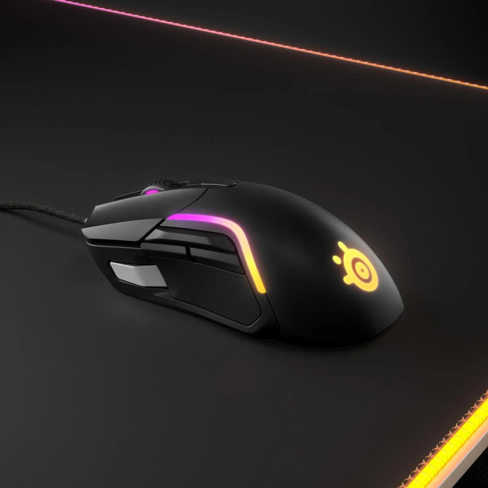 SteelSeries kerge mänguhiir Rival 5 — täpne ja ergonoomiline – pilt 7