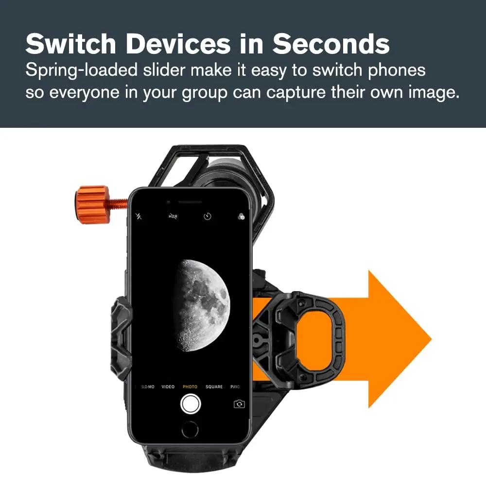 Celestron metallist nutitelefoni digiadapter – täpne astrofoto – pilt 9