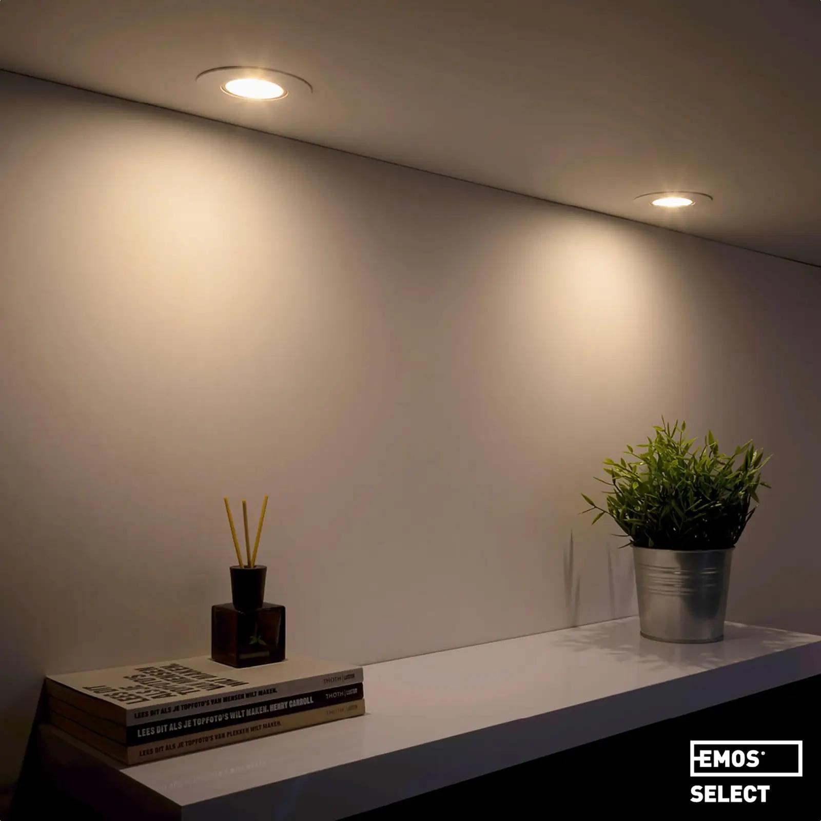 EMOS LED sisseehitatav spot, 12tk — soe valge valgustus – pilt 8