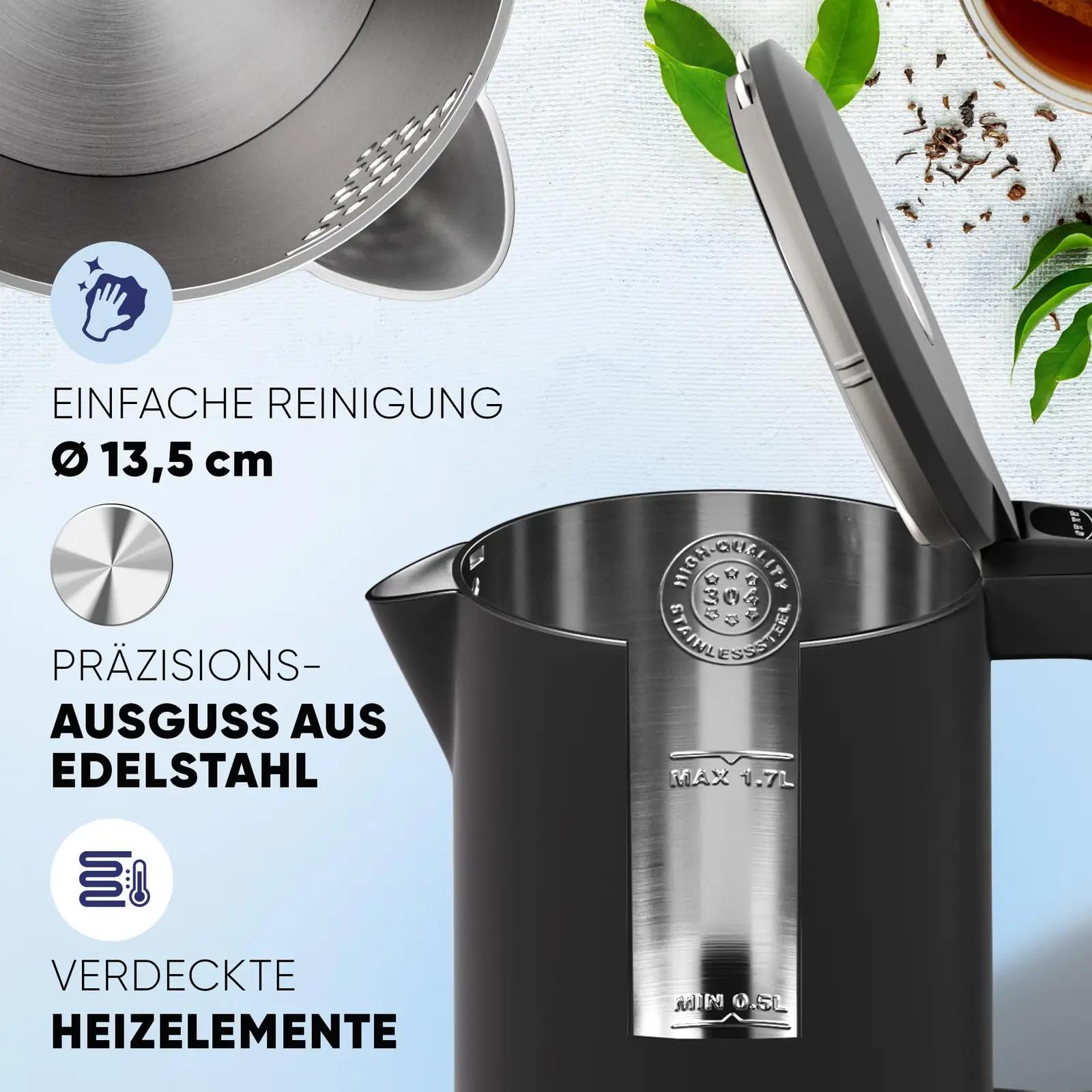 Stillstern roostevaba veekeetja 1,7 l – täpse temperatuuriga – pilt 6
