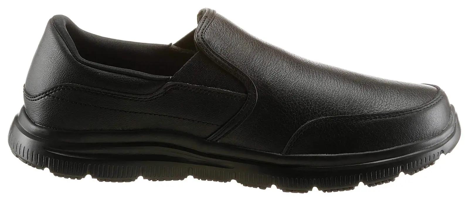 Skechers nahast mugav slip-on toss, stiilne igapäevaks – pakend ja tarvikud