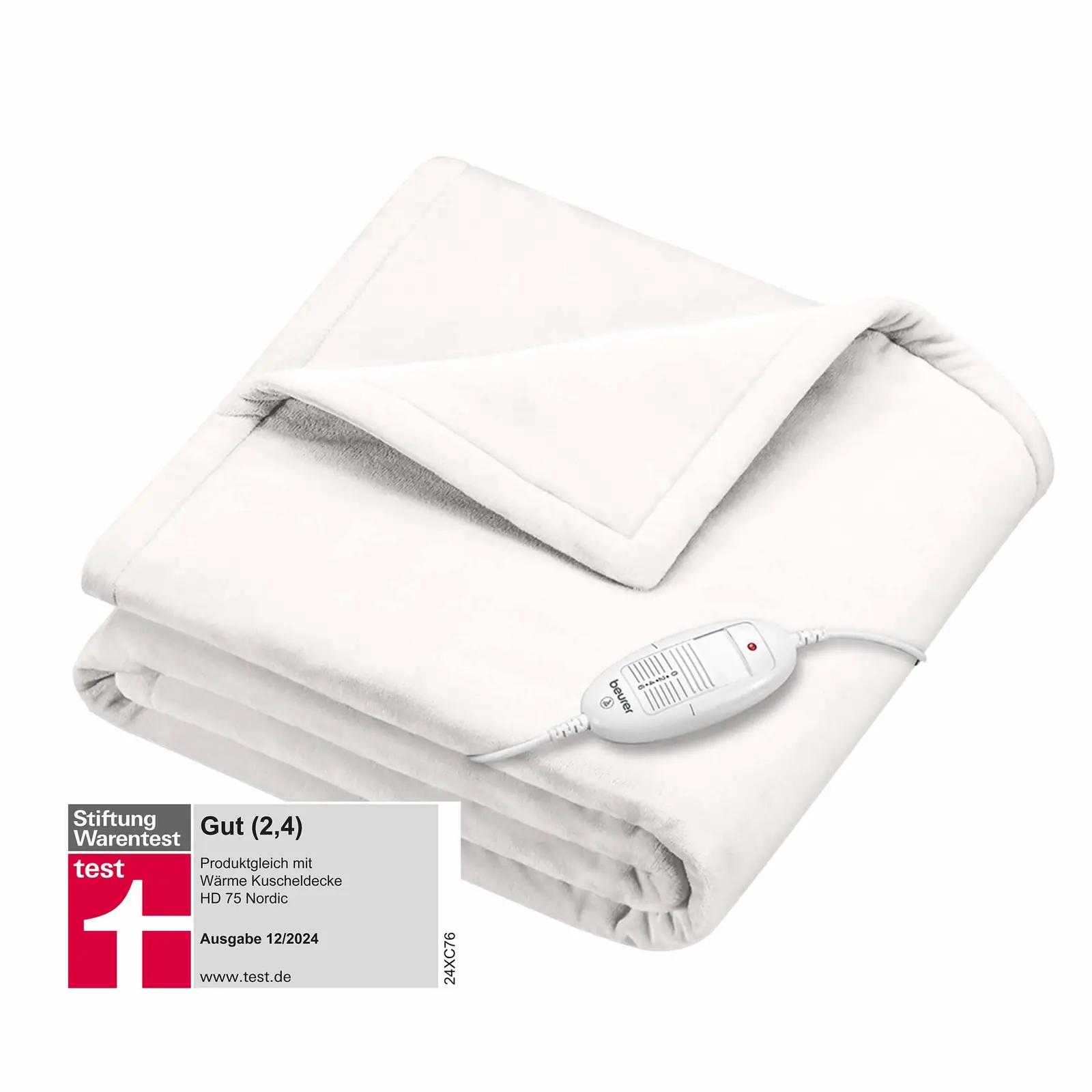 Beurer pehme soojatekk 180×130 cm – masinpesu ja turvasüsteem – detailne vaade