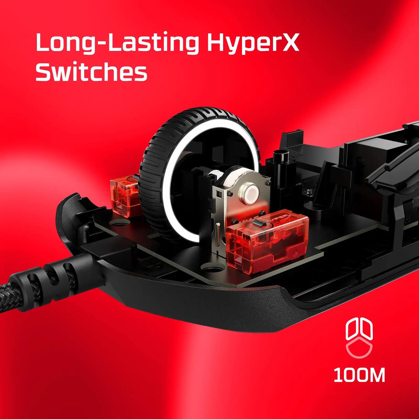 HyperX kerge Pulsefire Haste 2 — täpne mänguhiir 53 g – pilt 8