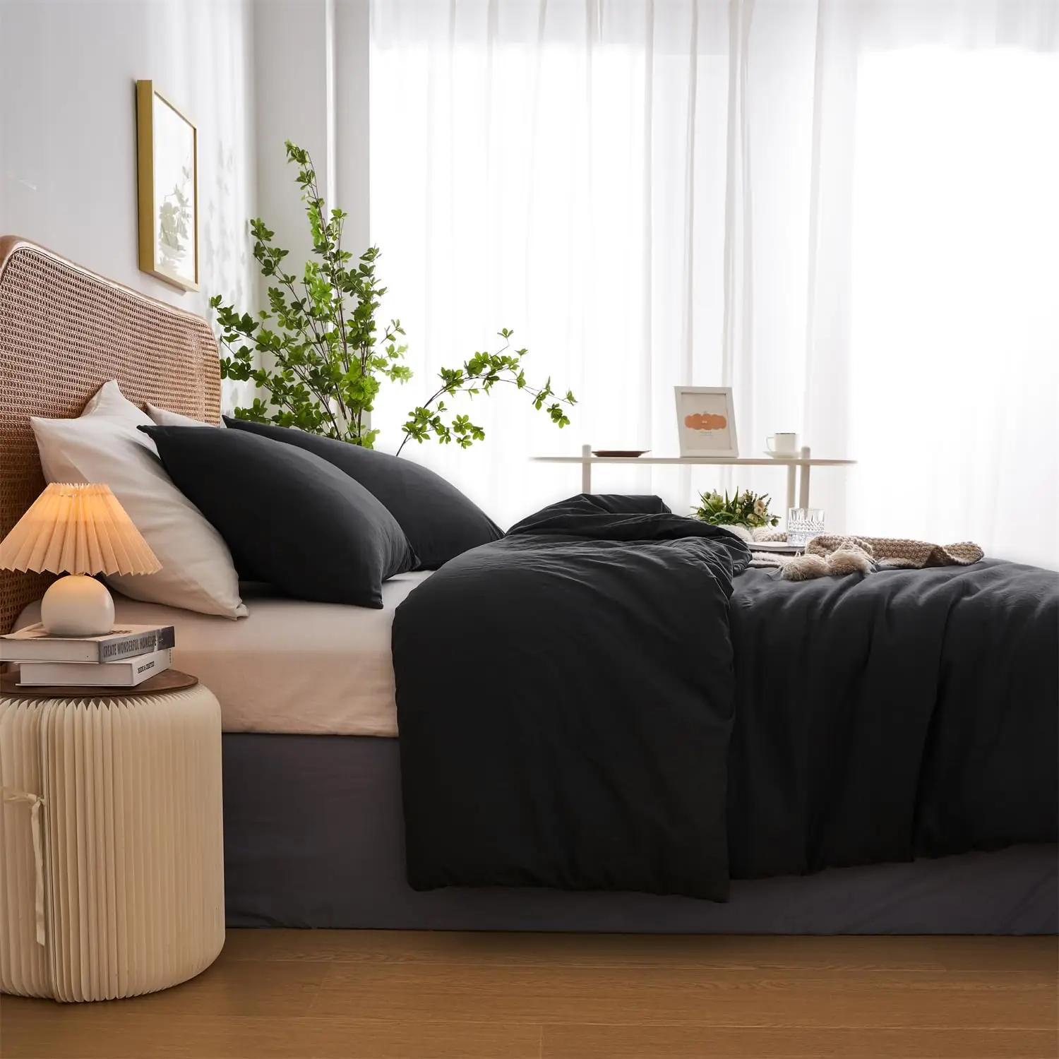 Gezu puuvillane voodipesu 140×200 cm – pehme ja hingav – pakend ja tarvikud
