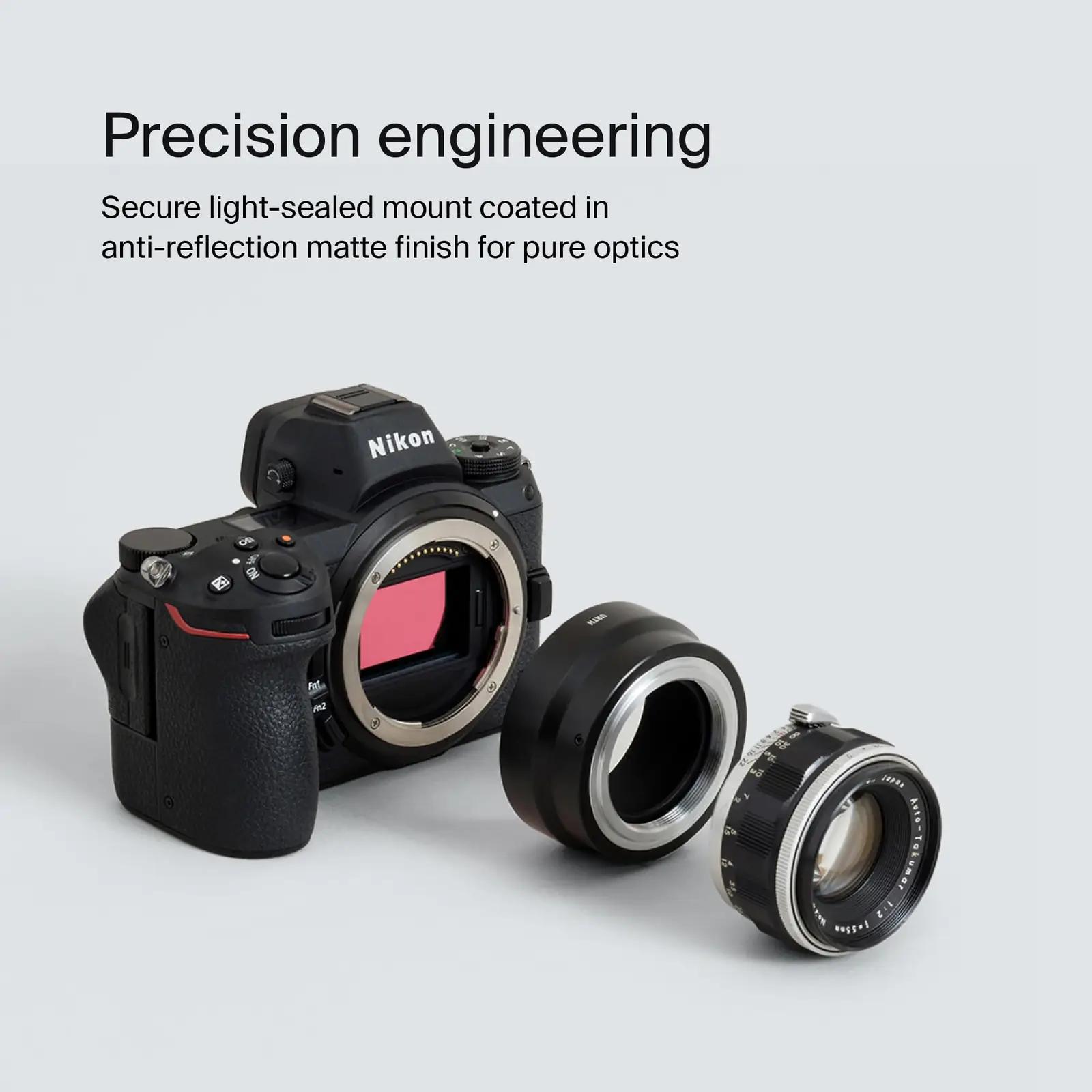 Urth metallist objektivadapter M42 — Nikon Z ühilduvusega – kasutusnäide