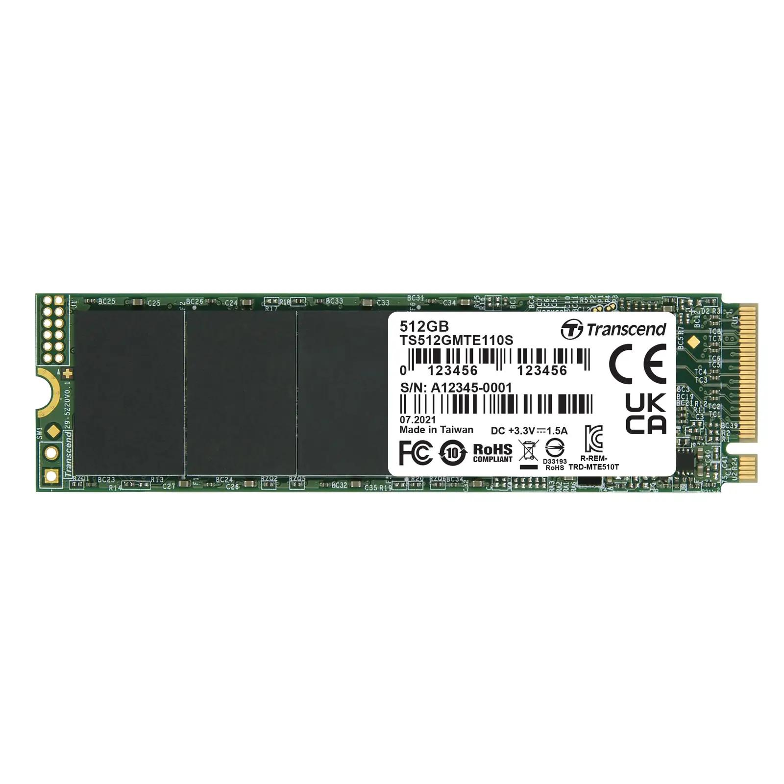 Transcend TS512GMTE110S ssd – toote esivaade