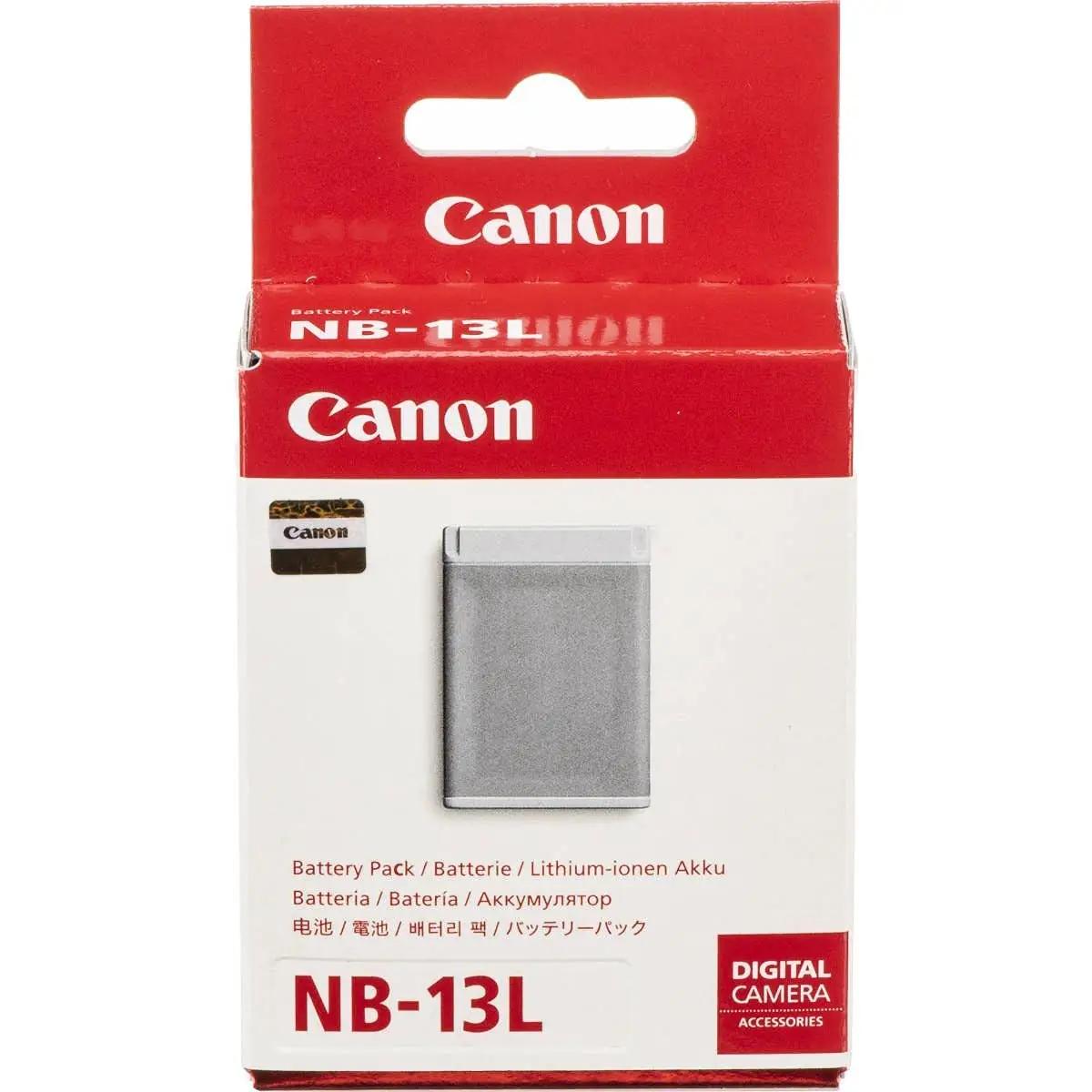 Canon vastupidav fotoakku NB13L – sobib G7X seeriale – pakend ja tarvikud