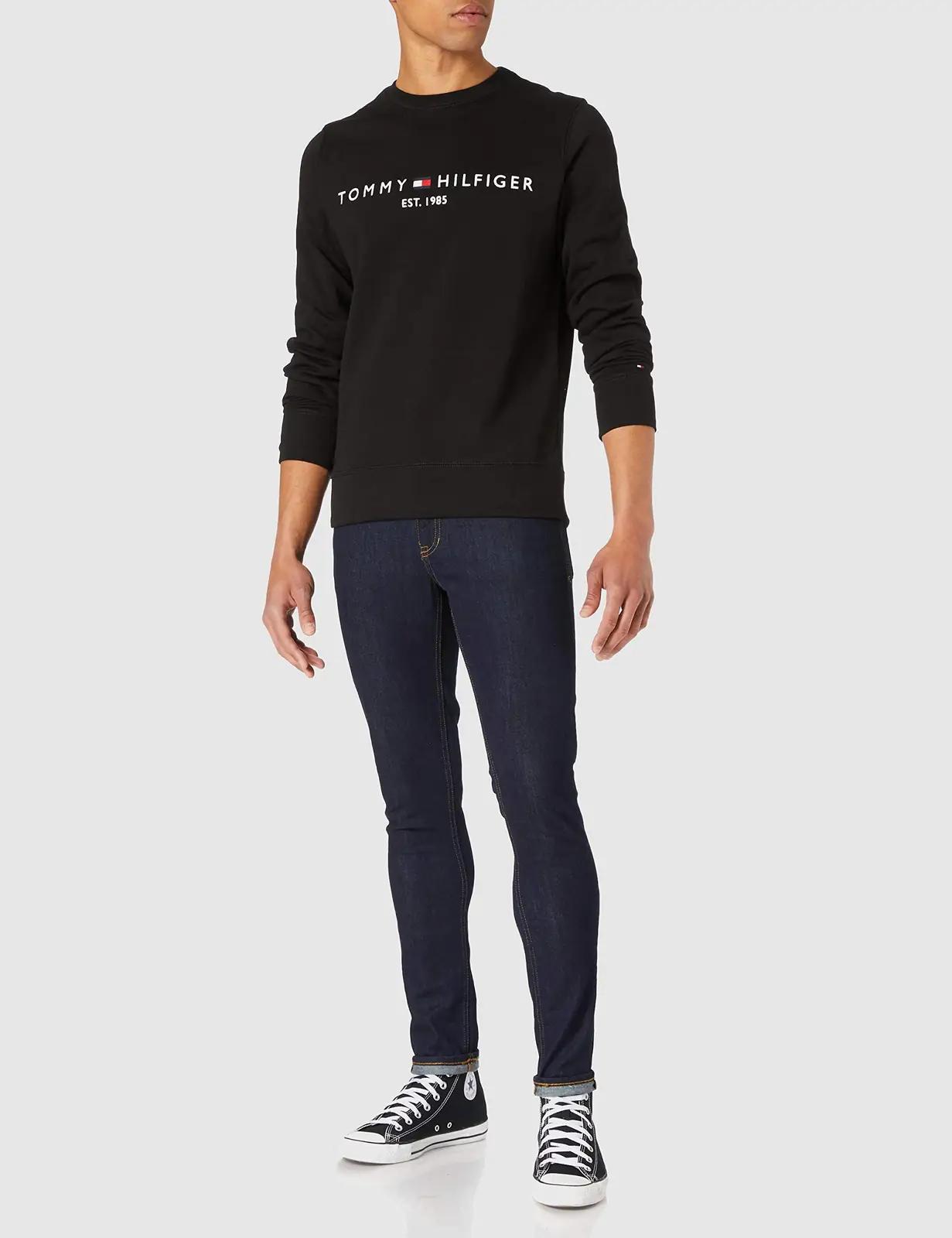 Tommy Hilfiger pehme meeste dressipluus – must, L – pakend ja tarvikud