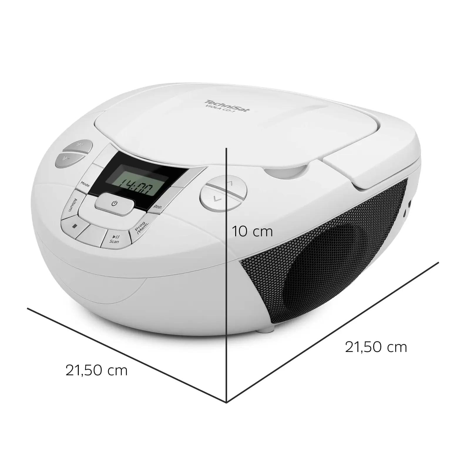 TechniSat kompaktne Viola CD-1 — kaasaskantav boombox – pilt 8