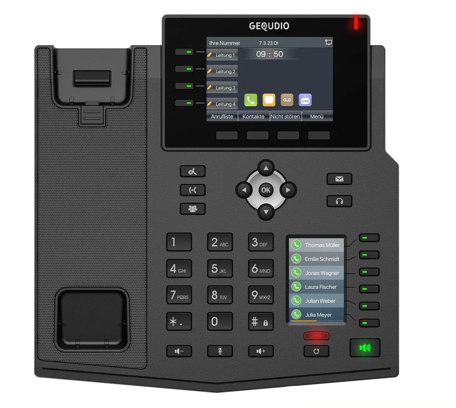 GEQUDIO VoIP-telefon WA9550 – premium käed-vabad ja kaks ekraani – pilt 7