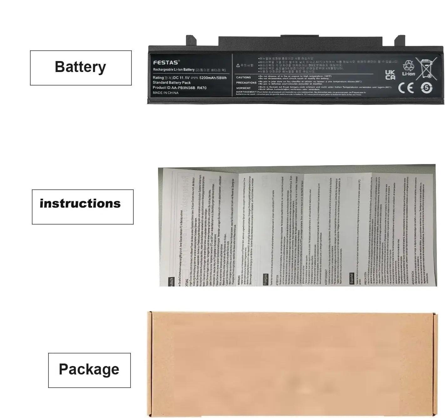 FESTAS vastupidav sülearvutiaku 11.1V 5200mAh – asendus – pilt 9