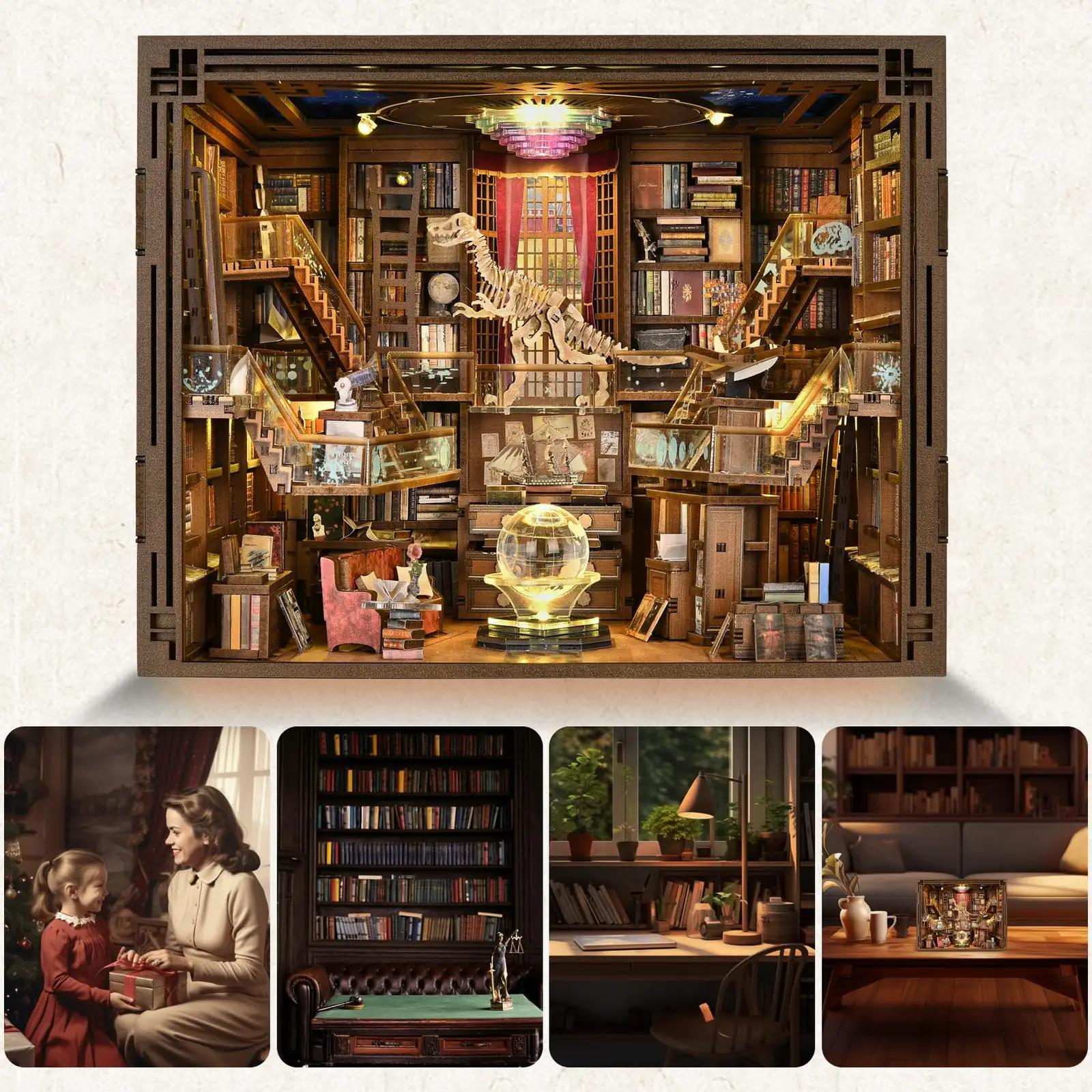 MiniCity puidust Book Nook – armastusega meisterdatud dekor – kasutusnäide