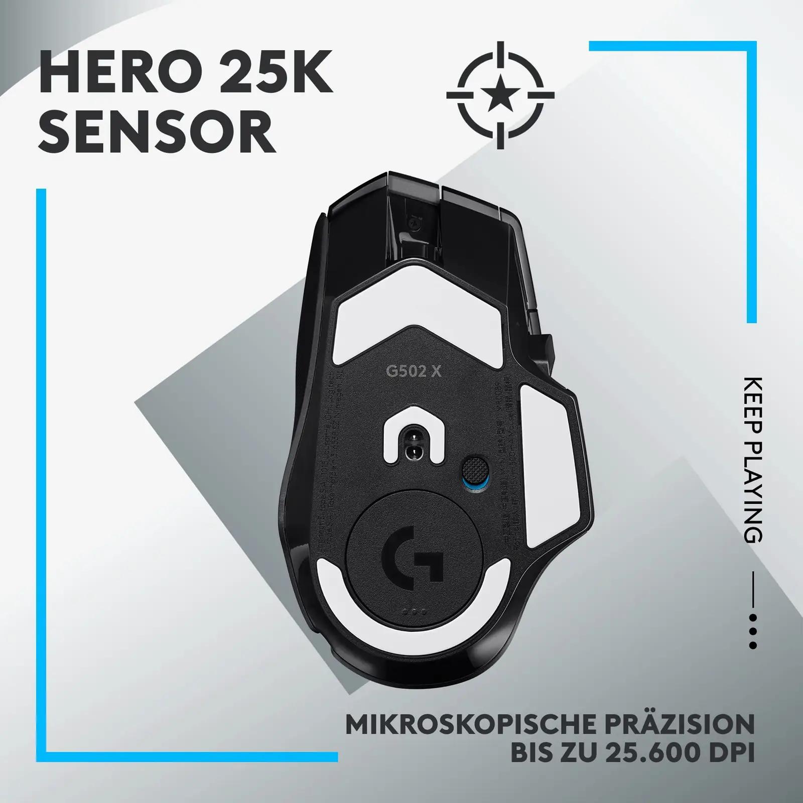 Logitech G kerge mänguhiir G502 X LIGHTSPEED – kasutusnäide