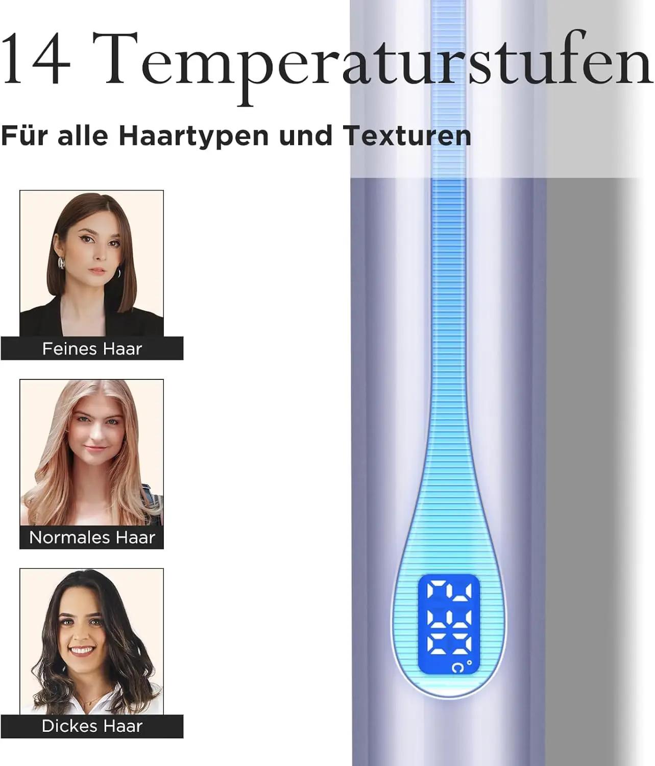 PARWIN PRO BEAUTY keramiline 2‑in‑1 sirgendaja ja lokitaja – lisavaade