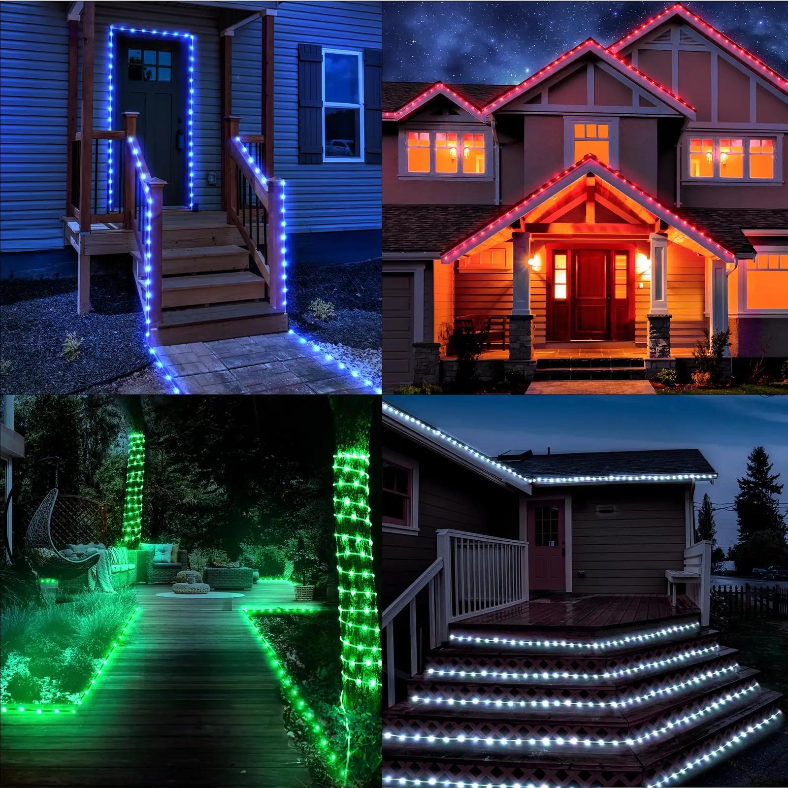 StarryEver LED valgussõlm 20 m — romantiline aiameeleolu – pilt 7