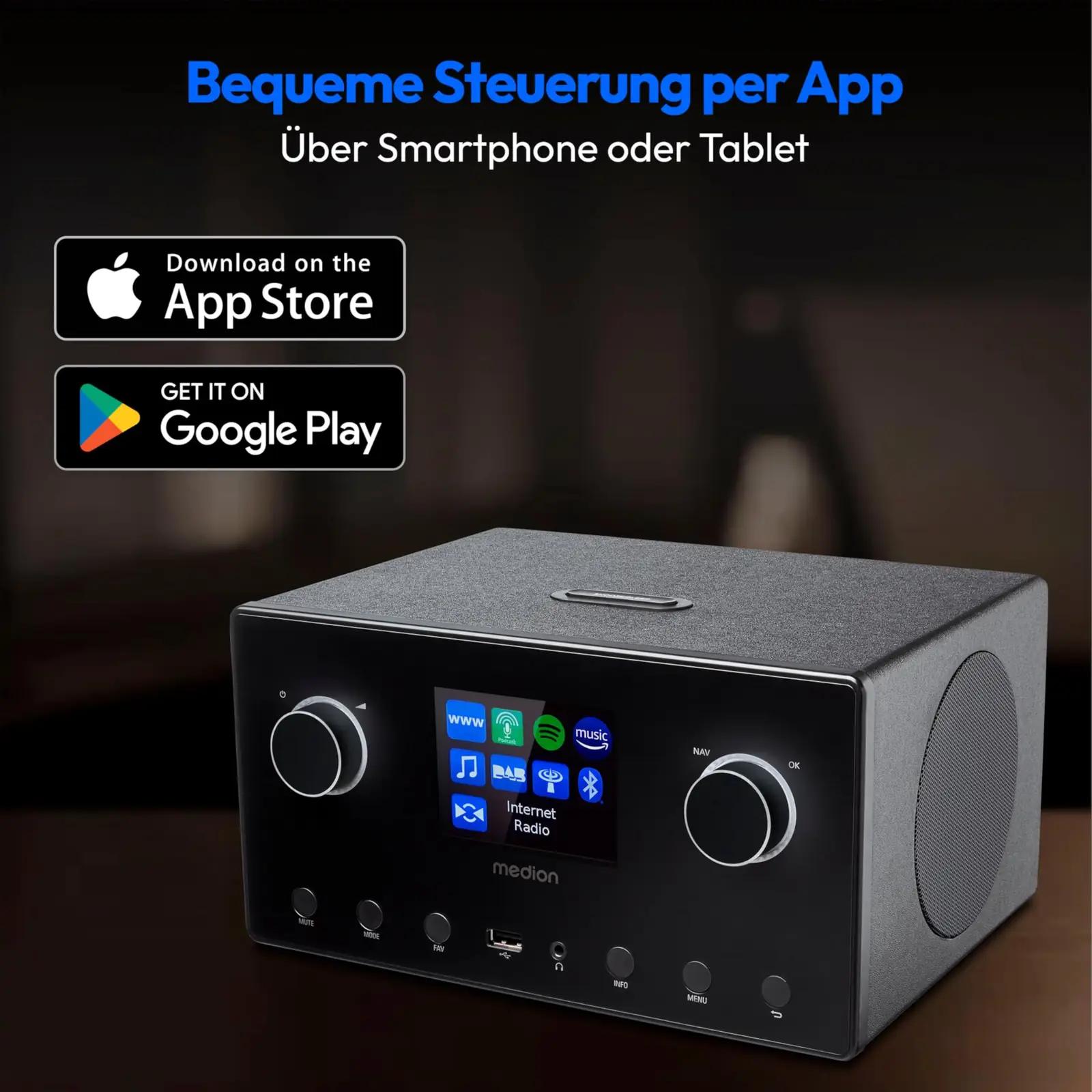 MEDION kvaliteetne 2.1 internetradio subwooferiga — rikkalik heli – pilt 7