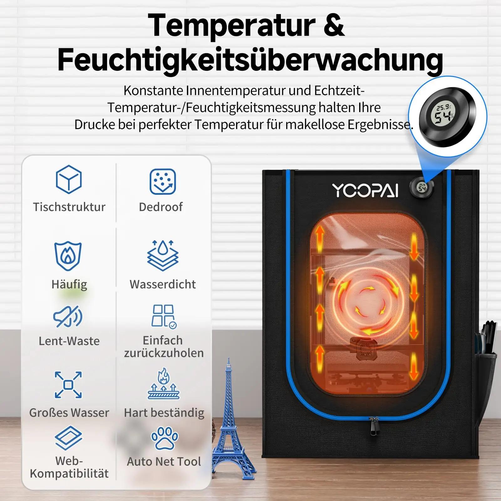 YOOPAI 3d-printeri tarvikud Premium Enclosure – detailne vaade