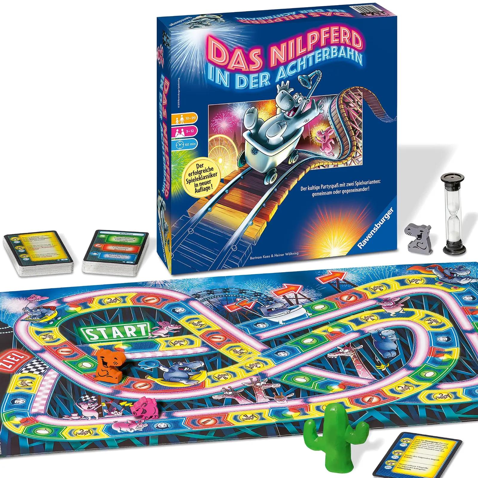 Ravensburger lauamäng – lõbus perekonna nilpferd-ralli (26772)