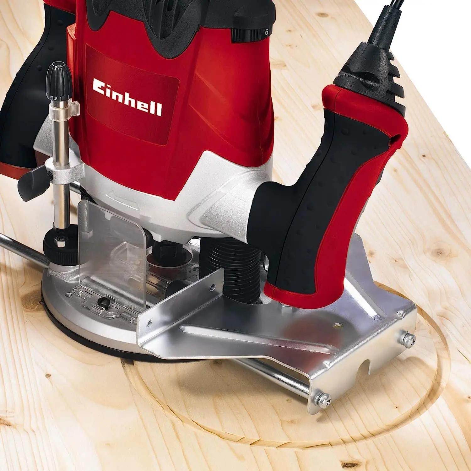 Einhell tugev puidufrees TE-RO 1255 E — täpne lõikamine – detailne vaade