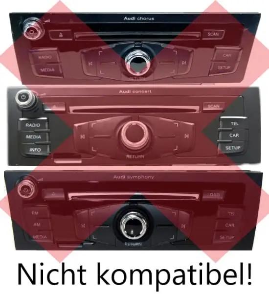 BlueMusic Bluetooth autoadapter 12-pin — muusika ja kõnevoog – kasutusnäide
