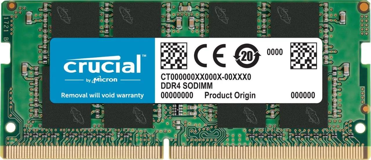 Crucial 16GB DDR4 sülearvuti mälu — usalduslik jõudlus